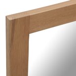 vidaXL Miroir 60x120 cm Bois de chêne massif