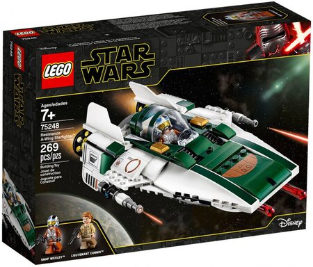 Lego 75248 star wars - a-wing starfighter de la résistance