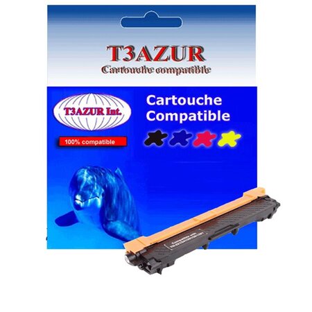 Toner compatible avec Brother TN241 Noire pour Brother HL3170CDW, HL3172CDW - 2 500 pages - T3AZUR