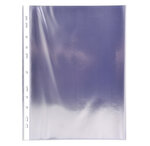 Étui Carton De 100 Pochettes Perforées - Pvc Lisse - A4 - Exacompta