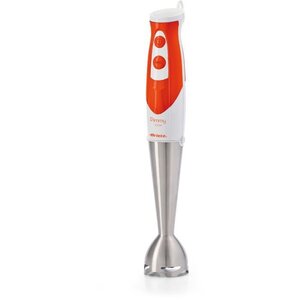Ariete 887 pimmy mixeur plongeant - 700 w - 1 vitesse + mode turbo - blanc  orange et métal