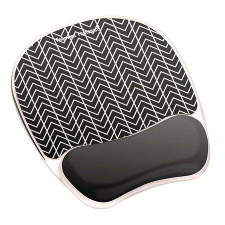 Tapis de souris repose-poignets gel - chevron