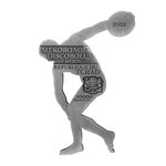 DISCOBOLUS Myron 2 onces argent monnaie 10000 Francs Chad 2022