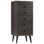 vidaXL Buffet Bois massif de manguier 40 x 40 x 91 cm