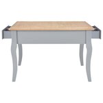 vidaXL Table basse Gris 80 x 80 x 50 cm Bois