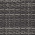 Tectake Salon de jardin MALAGA 10 places avec housse de protection - gris