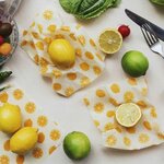 Emballage alimentaire réutilisable à la cire d'abeille 5 feuilles Busy Bee