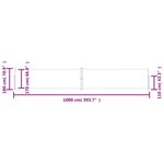 vidaXL Auvent latéral rétractable Anthracite 180x1000 cm