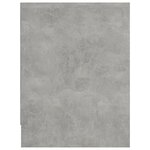 vidaXL Table de chevet Gris béton 40 x 30 x 40 cm Aggloméré