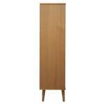 vidaXL Bibliothèque MOLDE Marron 90x35x133 5 cm Bois massif de pin