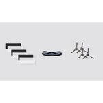 ECOVACS - Buddy Kit pour U2/U2 Pro : 1 brosse principale, 4 brosses latérales, 3 filtres haute performance