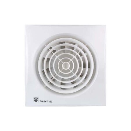 Aerateur ultra silencieux 280m3h extra plat clapet antiretour/temporisation