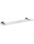 Porte-serviette double mural NIKI 55 x11,7 x3,6 cm