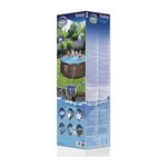 Piscine - bestway piscine tubulaire steel promax deluxe ronde 366cm