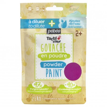 Gouache en poudre - 100 g - Rose