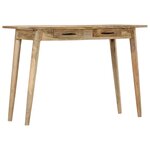 vidaXL Table console 115x40x75 cm Bois de manguier massif brut