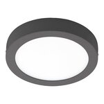 EGLO Applique/plafonnier LED d'extérieur Agrolis-C 16 5 W Rond Noir