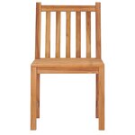 vidaXL Ensemble de salle à manger de jardin 3 Pièces Bois de teck solide