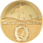 Monnaie en or 250 dollars g 31.1 (1 oz) millésime 2023 real heroes coast guard