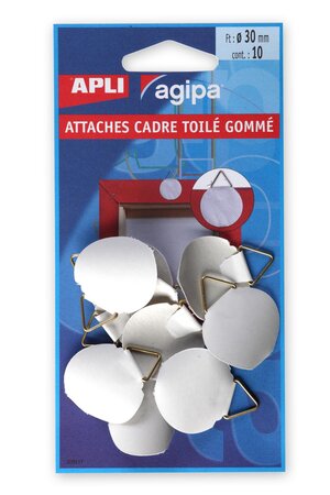 Accroche tableau Toile gommé 10 pièces