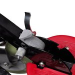 vidaXL Trottinette électrique avec Siège 120 W Rouge