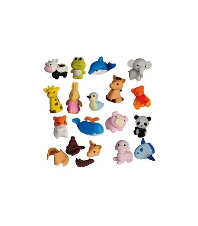 Gommes démontables animaux