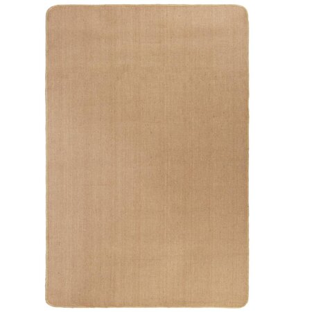 vidaXL Tapis en jute avec support en latex 140 x 200 cm Naturel