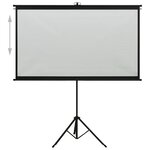 vidaXL Écran de projection avec trépied 72" 4:3