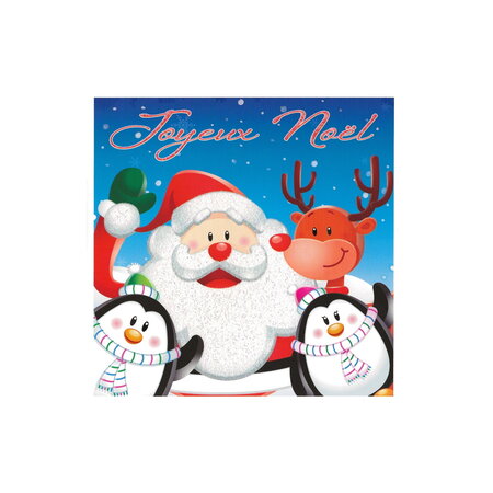 Carte de voeux - 16x16 cm - joyeux noël - ii
