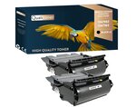 Qualitoner lot de x2 toners 12a7462 12a7362 noir compatible pour lexmark