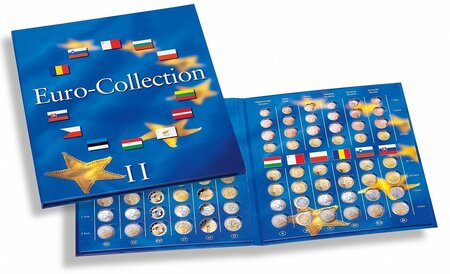 Album leuchtturm presso pour 12 séries complètes de 8 pièces de monnaie de 1 cent à 2 euro - tome 2 (337527)