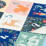 Stickers Carrés Pour Calendrier de l'Avent - Animaux