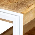 vidaXL Meuble TV 90 x 30 x 40 cm Bois massif de manguier