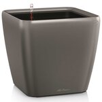 LECHUZA Jardinière Quadro 28 LS ALL-IN-ONE Charbon 16143