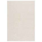 vidaXL Tapis shaggy doux lavable 160x230 cm Antidérapant Crème