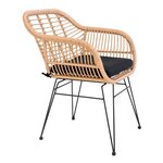 4 Fauteuils en polyrotin TRIESTE
