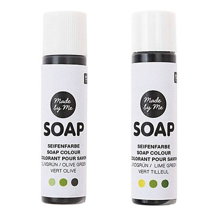 2 colorants pour savon 10 ml - Vert