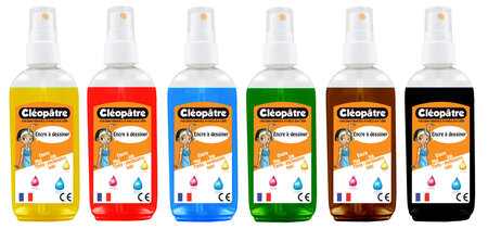 Vaporisateur d'encre Couleurs primaires 6 pièces
