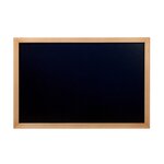 Tableau ardoise noire gamme woody 20x40 cm + 1 feutre-craie offert - securit