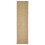 vidaXL Tapis Sisal naturel 66x250 cm