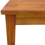 vidaXL Jeu de salle à manger d'extérieur 7 Pièces Bois d'acacia solide