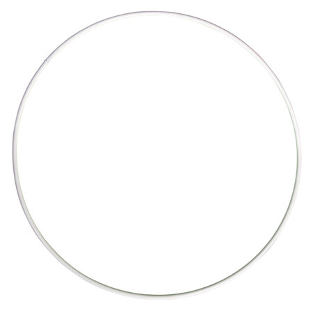 Armature abat-jour cercle ø 18 cm blanc