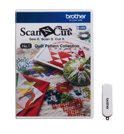 Collection de 55 motifs scan n cut usb quilting