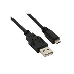 Câble USB 2.0, USB-A mâle USB Micro B mâle 1,80 m EQUIP