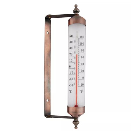 Esschert Design Thermomètre de fenêtre Zinc 25 cm TH70