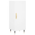 vidaXL Buffet haut Blanc 34 5x34x180 cm Bois d'ingénierie