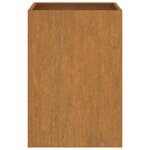vidaXL Jardinière 52x48x75 cm acier corten