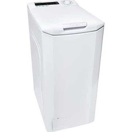 Lave-linge top cstg27tmve/1-47 - 7 kg - induction - 1200 trs/min - connecté - blanc