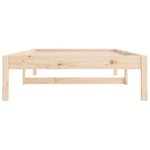 vidaXL Lit de jour 90x190 cm Simple Bois de pin massif