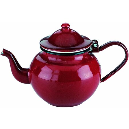 Théière en acier émaillé vitifiée Rouge 0,5 l IBILI